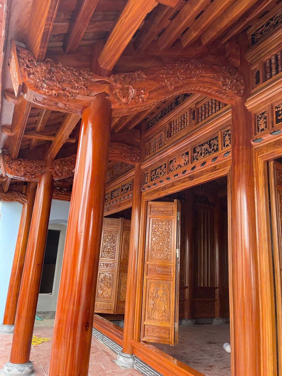 Nhà Gỗ Cổ TRuyền 5 Gian